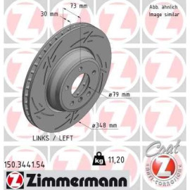 ZIMMERMANN Bremsscheibe 150.3441.54 ZIMMERMANN Bremsscheibe 150.3441.54
