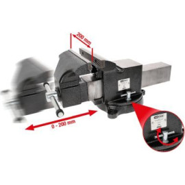 KS TOOLS Parallelschraubstock, 8 914.0008