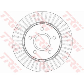 TRW Bremsscheibe Chrysler P. Grand Voyager 2.8 Crd 07 DF6253S TRW Bremsscheibe Chrysler P. Grand Voyager 2.8 Crd 07 DF6253S