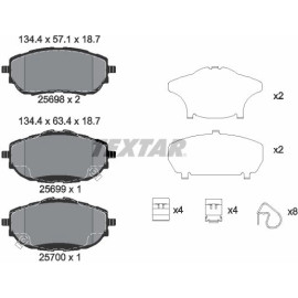 Bremsbelagsatz Toyota P. Auris 12 2569801