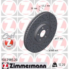 ZIMMERMANN Bremsscheibe 150.2985.20 ZIMMERMANN Bremsscheibe 150.2985.20