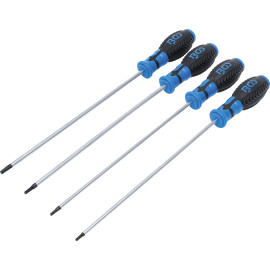 BGS Schraubendreher-Satz, extra lang T-Profil (für Torx) T15 - T30 4-tlg 4943