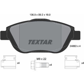 Bremsbelagsatz Citroen P. C3/Picasso 09-/Ds3 10 2488301