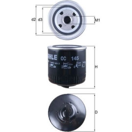 Mahle Original Ölfilter OC 145