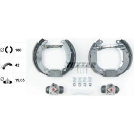 Satz Bremsbacken Renault Clio Ii 09.98- 180X42Mm 84053700