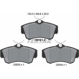 Textar Bremsbelagsatz 2353202