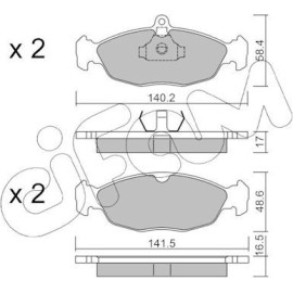 Bremsklötze VA 822-077-0 Bremsklötze VA 822-077-0