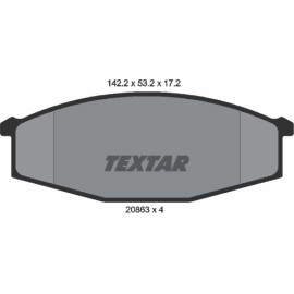 Textar Bremsbelagsatz 2086301