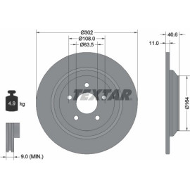 Bremsscheibe 92292403