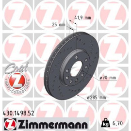 10 481 038 Sport Bremsscheibe VA Sport 430.1498.52 10 481 038 Sport Bremsscheibe VA Sport 430.1498.52