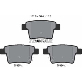 Bremsbelagsatz Ford T. Mondeo 00 2426001