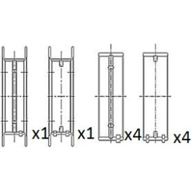 FAI AutoParts Kurbelwellenlager BM1040-STD