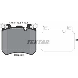 Bremsbelagsatz Bmw S. E70/E71 X5/X6 09- M Version 2452401