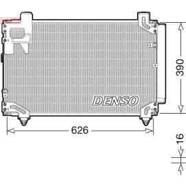 DENSO Klimaanlagenkühler DCN50044