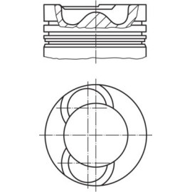 MAHLE Kolben 028 19 01