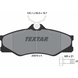 Textar Bremsbelagsatz 2097904 Textar Bremsbelagsatz 2097904