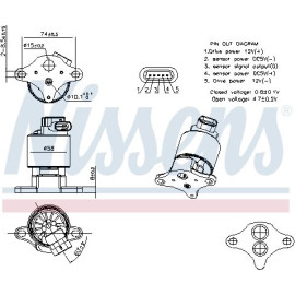 Nissens AGR-Ventil 98360