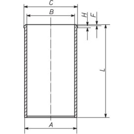 MAHLE Zylinderlaufbuchse 029 WV 20 00