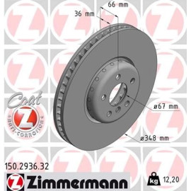 ZIMMERMANN Bremsscheibe 150.2936.32 ZIMMERMANN Bremsscheibe 150.2936.32