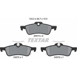 Bremsbelagsatz Toyota T. Yaris 06- Frankreich 2457401