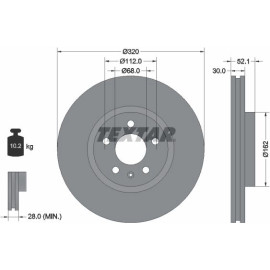 Bremsscheibe 92229305 Bremsscheibe 92229305