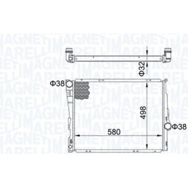 Magneti Marelli Motorkühler BM1636