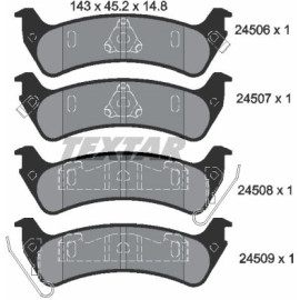 Bremsbelagsatz Jeep T. Grand Cherokee -99 2450601