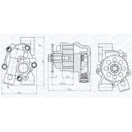 Magneti Marelli Ölpumpe 351516000099