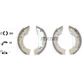 Bremsbacken Hyundai I20 08 91072600