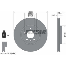 Bremsscheibe 92305505 Bremsscheibe 92305505