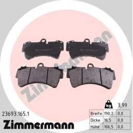 ZIMMERMANN Bremsbeläge 23693.165.1