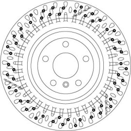 Bremsscheibe Db T. W166/C292/X166 3.0/5.5 4-Matic 12 DF6835S Bremsscheibe Db T. W166/C292/X166 3.0/5.5 4-Matic 12 DF6835S