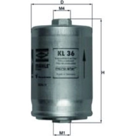 MAHLE Kraftstofffilter KL 36 MAHLE Kraftstofffilter KL 36