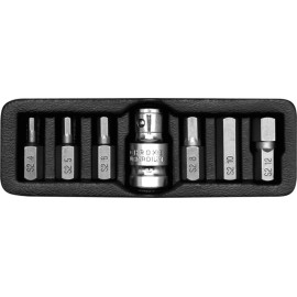 Bitsatz Hex 7-Tlg. Metallkasten YT-0412