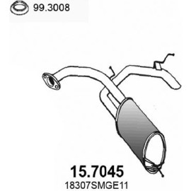 ASSO Endschalldämpfer 15.7045 ASSO Endschalldämpfer 15.7045