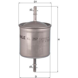 MAHLE Kraftstofffilter KL 257 MAHLE Kraftstofffilter KL 257