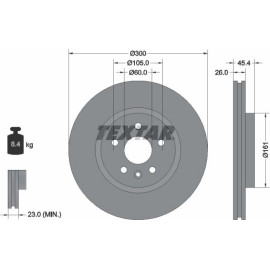 Bremsscheibe 92277205 Bremsscheibe 92277205