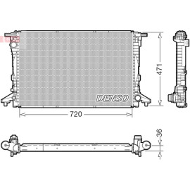 DENSO Kühler, Motorkühlung DRM02047