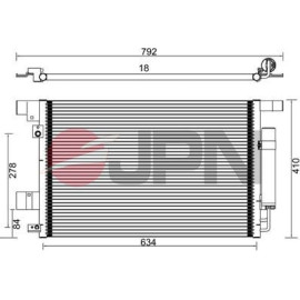 JPN Kondensator, Klimaanlage 60C9091-JPN