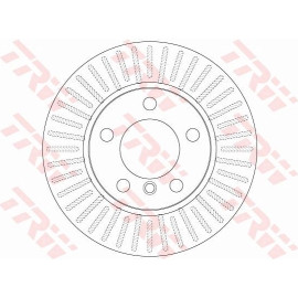 TRW Bremsscheibe Vorderachse DF6255 TRW Bremsscheibe Vorderachse DF6255