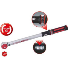 KS TOOLS Drehmomentschlüssel 1/2 ERGOTORQUE®precision, 20-200 Nm, mit Ratschenkopf mit Drehradschaltung 516.6042 KS TOOLS Drehmomentschlüssel 1/2 ERGOTORQUE®precision, 20-200 Nm, mit Ratschenkopf mit Drehradschaltung 516.6042