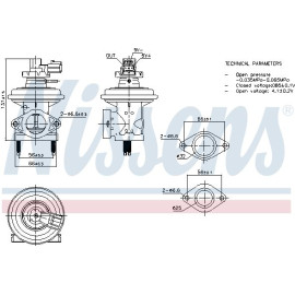 Nissens AGR-Ventil NIS98474 Nissens AGR-Ventil NIS98474