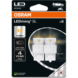 7504DYP-2BL OSRAM LEDriving SL WY21W LED-Lampen 12 V Gelb (Amber) - 2 Stück - 7504DYP-2BL 7504DYP-2BL OSRAM LEDriving SL WY21W LED-Lampen 12 V Gelb (Amber) - 2 Stück - 7504DYP-2BL
