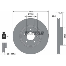 Bremsscheibe 92166505