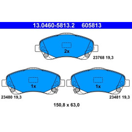 Bremsbelagsatz Toyota P. Avensis 03 13.0460-5813.2