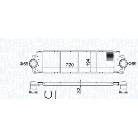 MAGNETI MARELLI Ladeluftkühler 351319204200