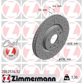 Bremsscheibe VA Sport 200.2534.52 Bremsscheibe VA Sport 200.2534.52