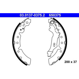 Bremsbackensatz 03.0137-0375.2