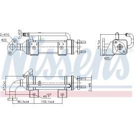 Nissens AGR-Kühler 989435