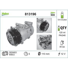 VALEO Kompressor, Klimaanlage 813196